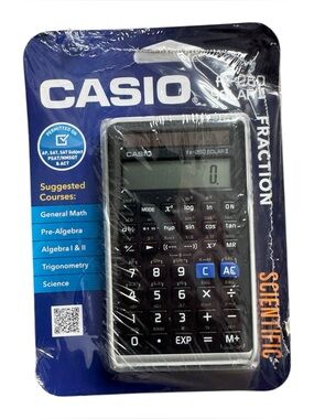 Casio fx-260 Solar II Fraction Scientific Calculator SAT ACT AP New Sealed